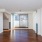 a room with a wood floor and a wood floor