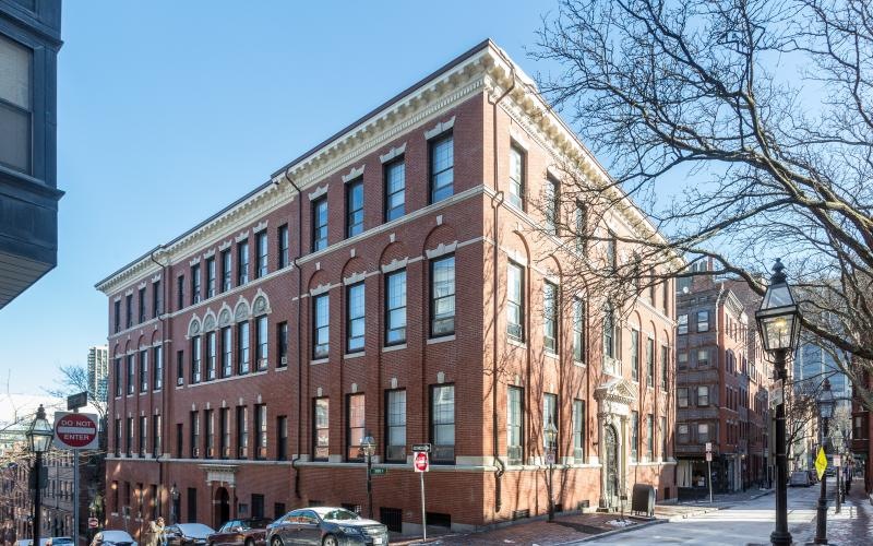 a large brick building